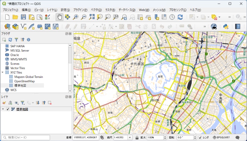 qgis std map