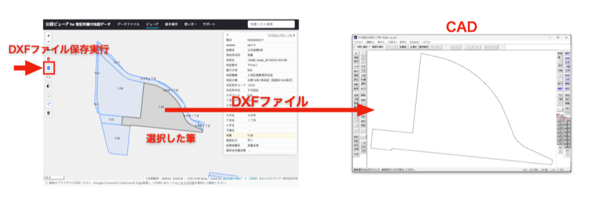 dxf save flow